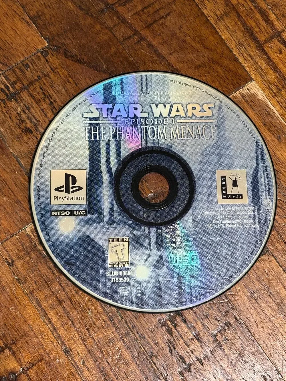 Star Wars: Episode I -- The Phantom Menace (Sony PlayStation 1, 1999) Disc Only